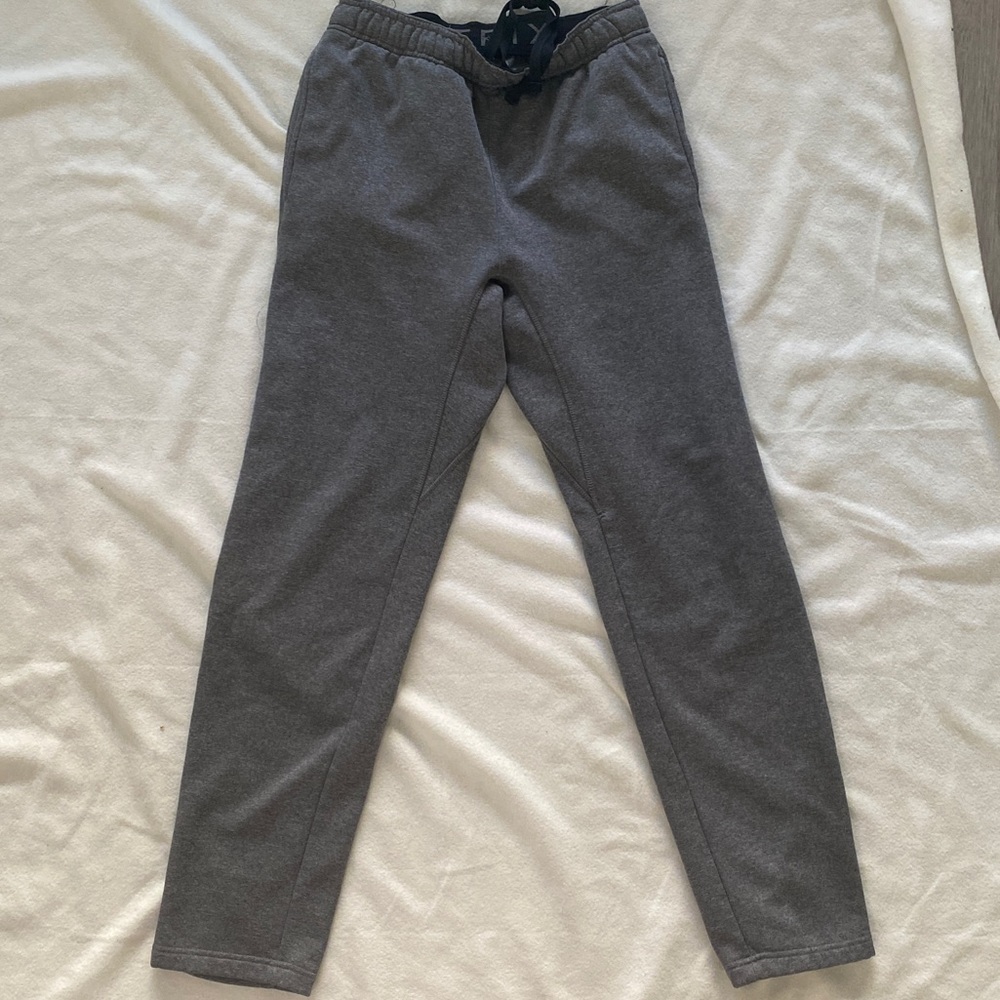 Small grey drawstring sweatpants